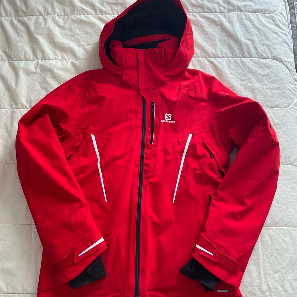 Salomon Red Ski Jacket
